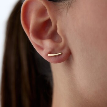 Curve Vidalı küpe - 1