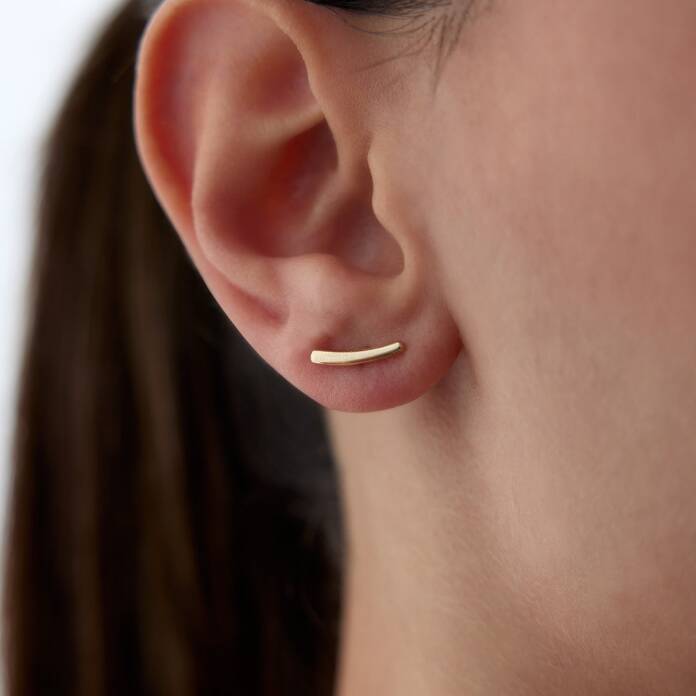 Curve Vidalı küpe - 1