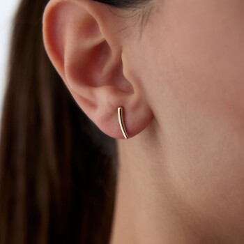 Curve Vidalı küpe - 2