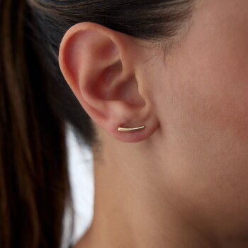 Curve Vidalı küpe - 3