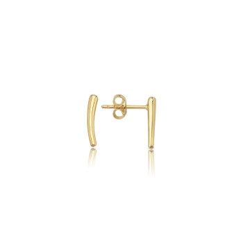 Curve Vidalı küpe - 4