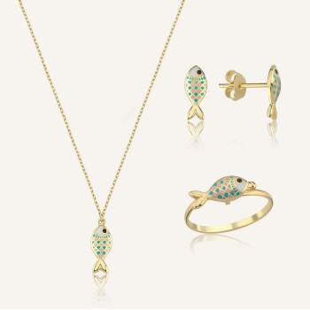 Cute Fish Çocuk Seti - Melike (1)