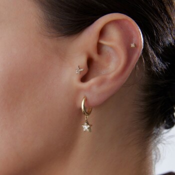 Dahlia Sallantılı Küpe - 2