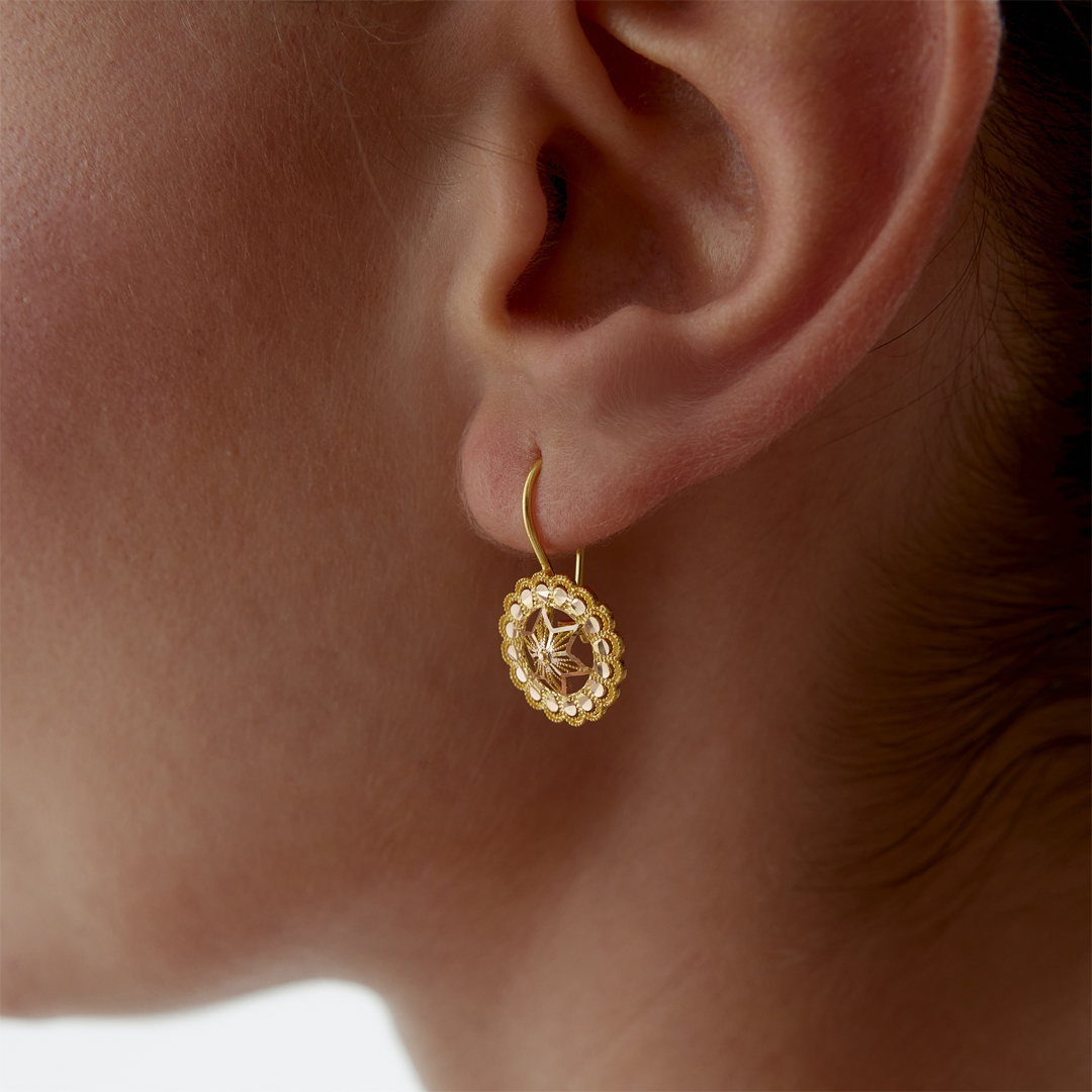 Daisy Sallantılı Küpe - 2