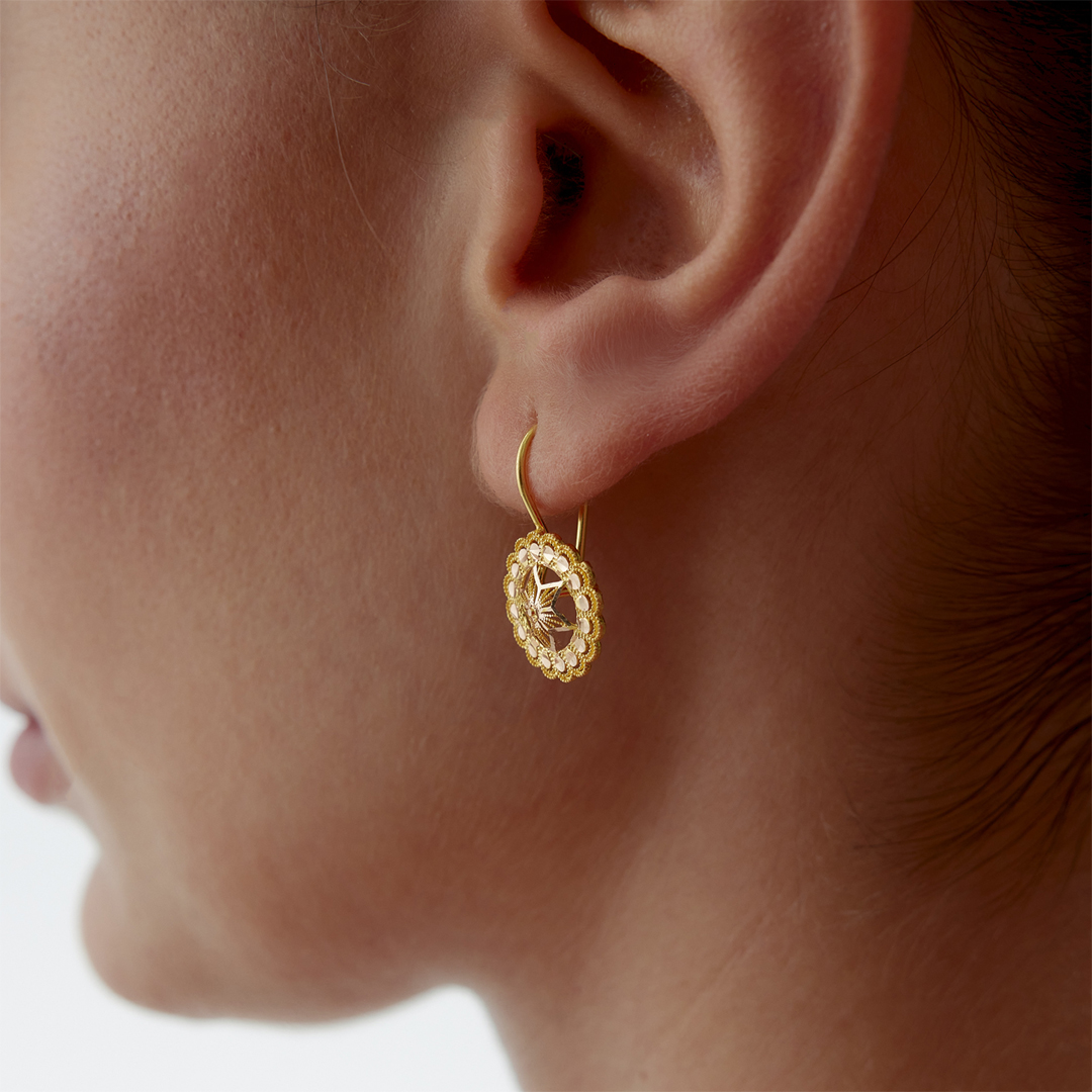 Daisy Sallantılı Küpe - 3