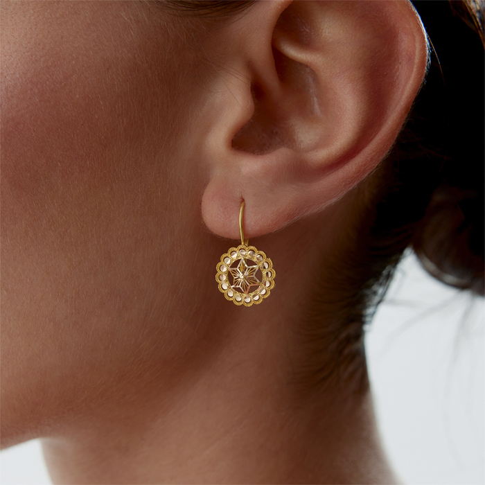 Daisy Sallantılı Küpe - Koçak