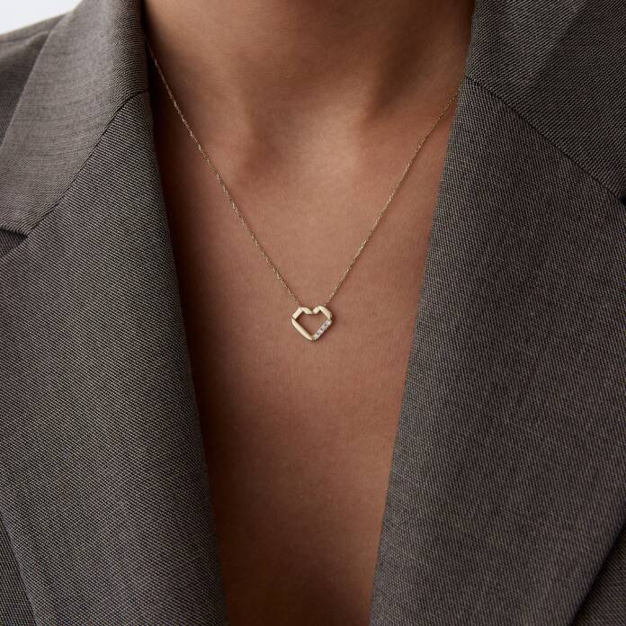 Dalga Kalp Kolye - 2