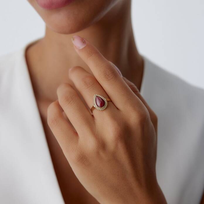 Damla Akik Yüzük - 1