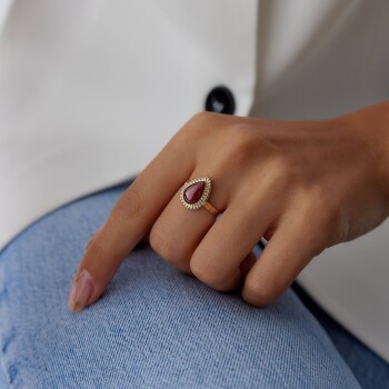 Damla Akik Yüzük - 3