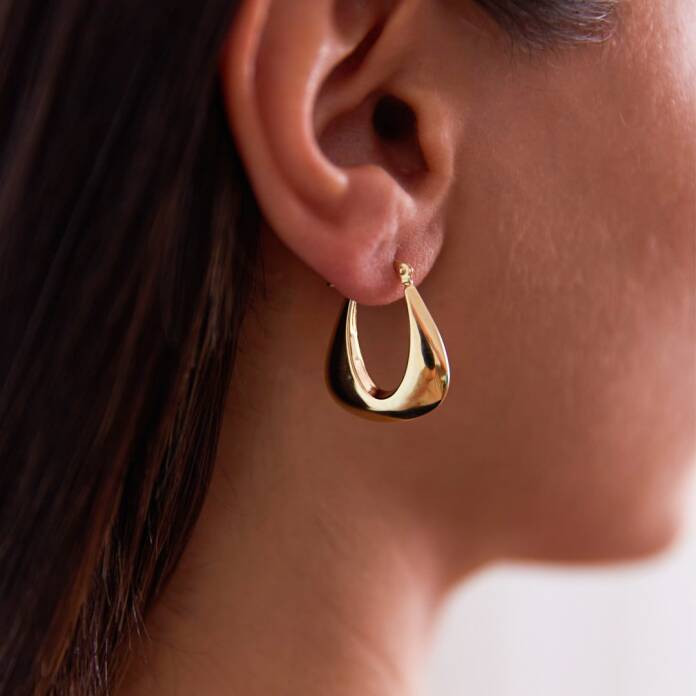 Damla Roof Halka Küpe - 1