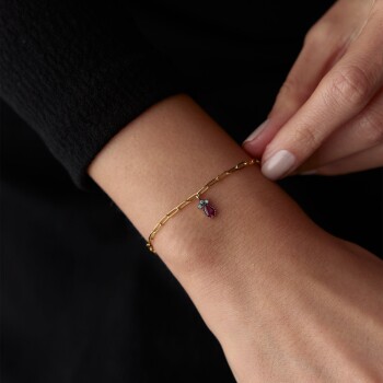 Damla Taşlı Charm Bileklik - Alen