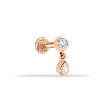 Damla Taşlı Sallantılı Minimal Tragus Piercing - Dianora