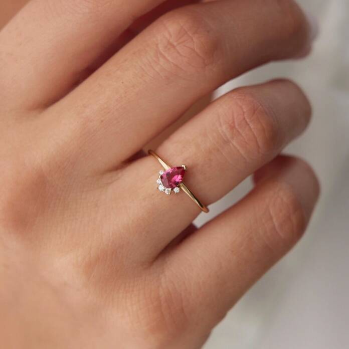 Damla Turmalin Yüzük - 1