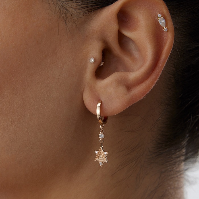 Davut Yıldızı Küpe - Alen (1)