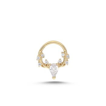 Deer Taşlı Helix Piercing - Alen