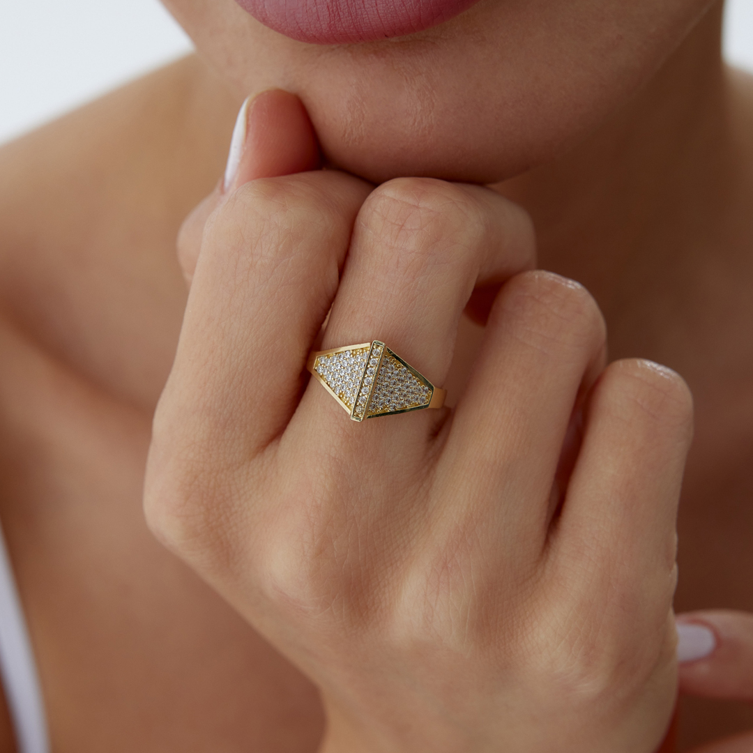 Deltra Taşlı Yüzük - 1