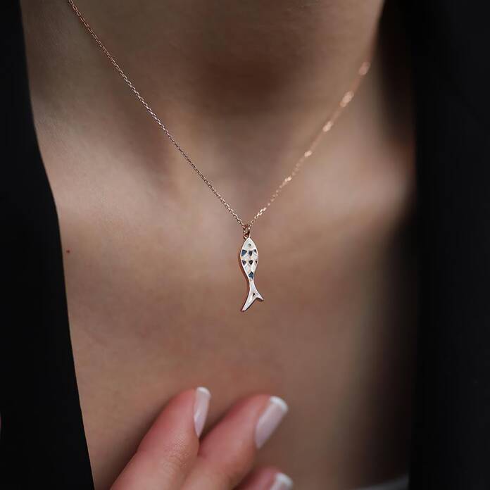 Deniz Büyüsü Balık Kolye - 1