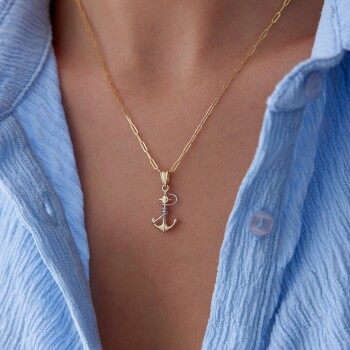 Deniz Çapası Kolye - Ador