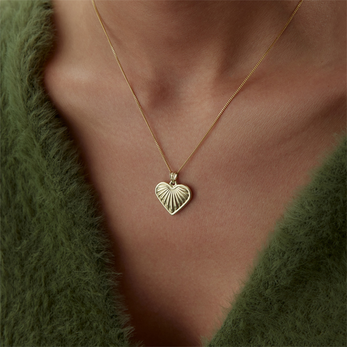 Deniz Kabuğu Kalp Kolye - 3