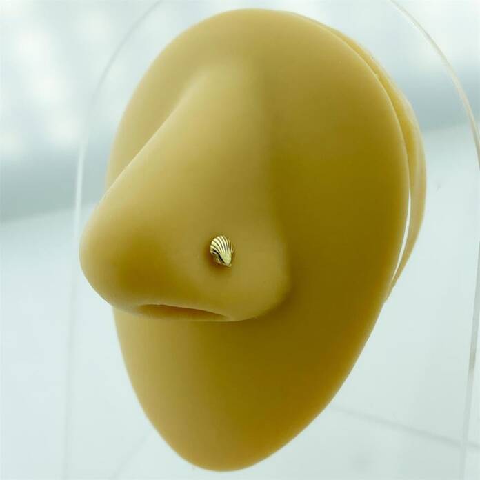 Deniz Kabuğu Motifli Altın Hızma - 2