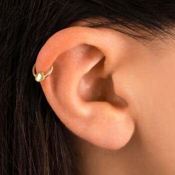 Deniz Kabuğu Motifli Helix Piercing - Dianora (1)