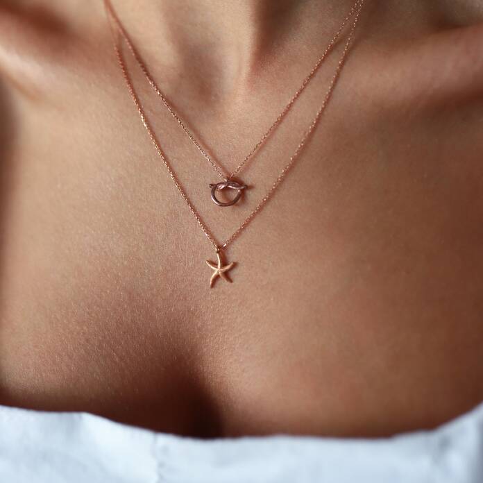 Deniz Yıldızlı ve Düğümlü Kolye - 1