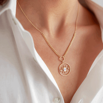 Derin Bakış Göz Kolye - Alen