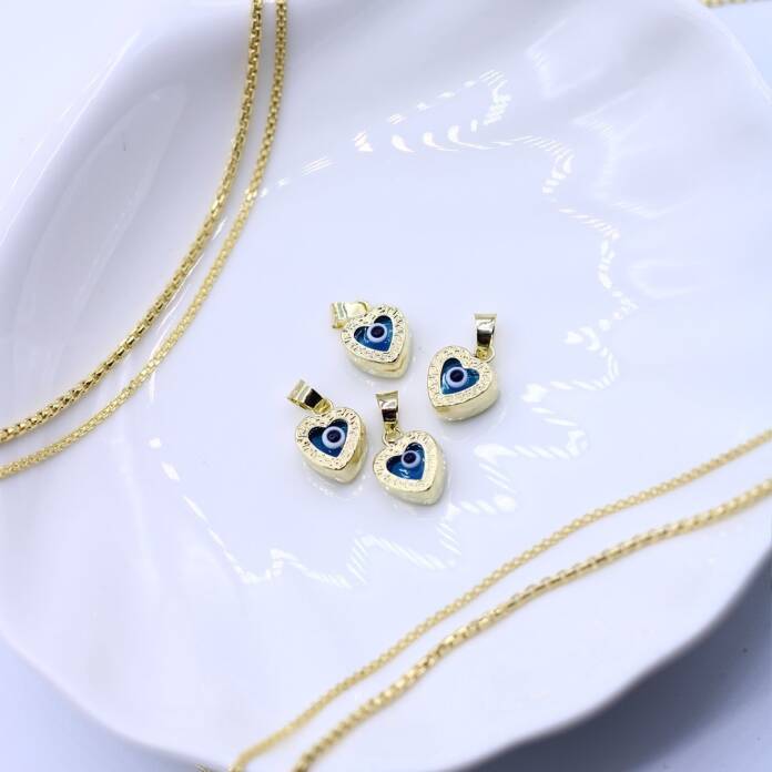 Desenli Kalp Göz Uç - 2