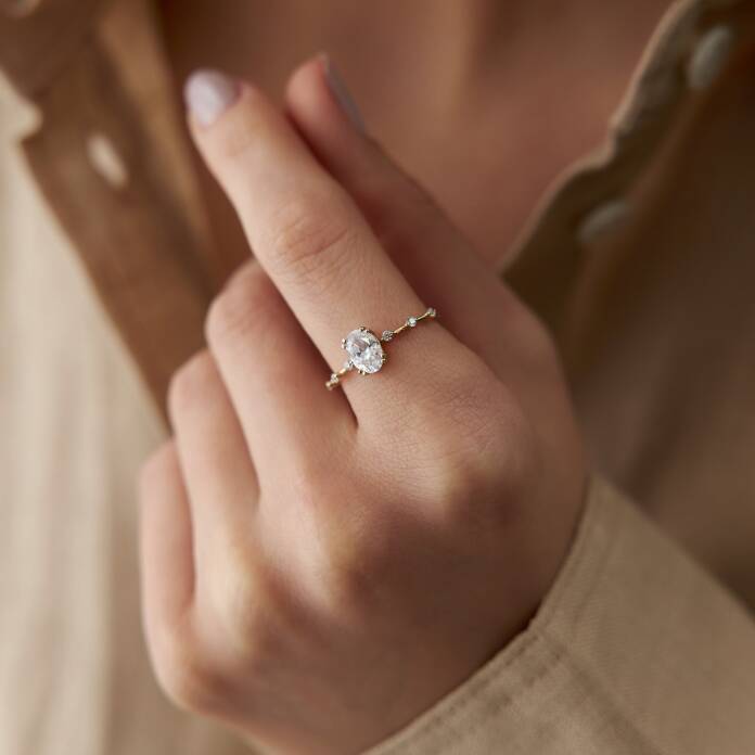 Diana Oval Yüzük - 1