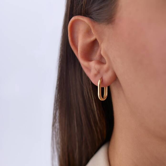 Dikdörtgen Ataç Küpe - 1