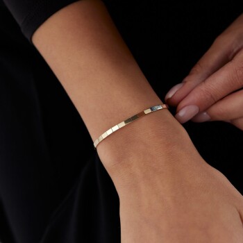 Dikdörtgen Chocolate Series Bileklik - Rayna