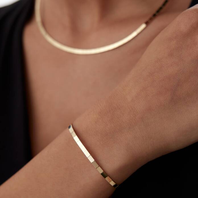 Dikdörtgen Chocolate Series Bileklik - 2