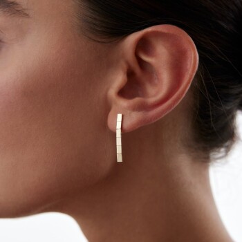 Dikdörtgen Chocolate Series Küpe - Rayna