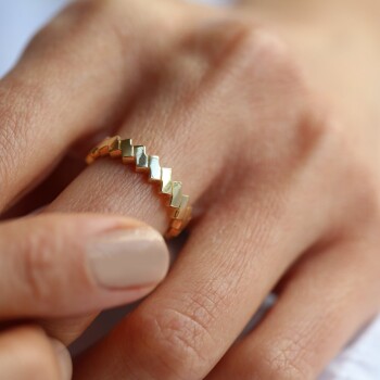 Dikdörtgen Model Yüzük - Alen