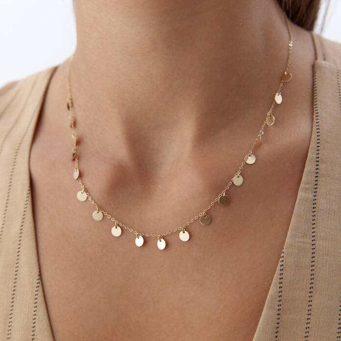 Disk Pullu Kolye - 1