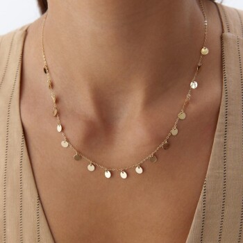 Disk Pullu Kolye - Alen (1)