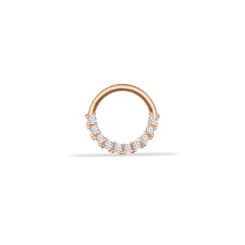 Dizili Taşlı Helix Piercing - Dianora