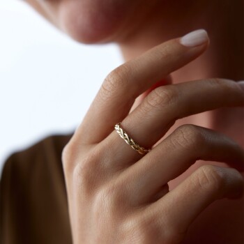 DNA Sarmalı Yüzük - Özer (1)