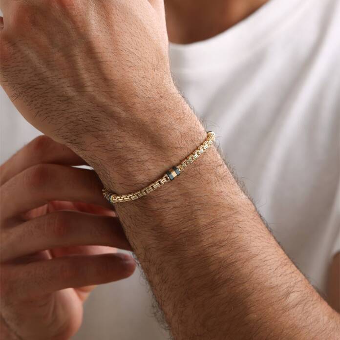 Doby Altın Erkek Bileklik - 1