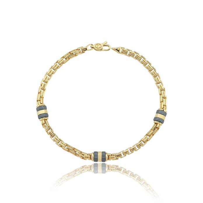 Doby Altın Erkek Bileklik - 3