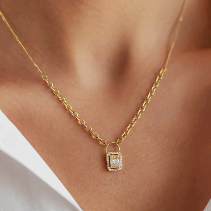 Doç Zincir Baget Kolye - 1