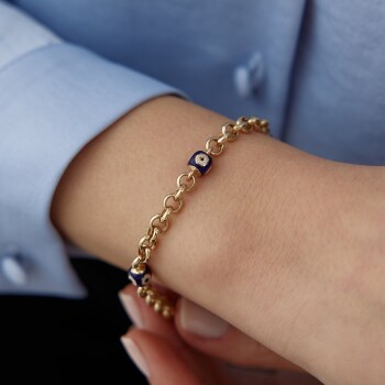 Doç Zincir Göz Bileklik - Konyalı Halil