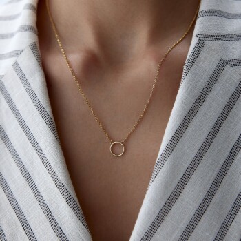 Doç Zincirli Charm Kolyesi - Alen