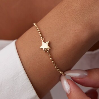 Doç Zincirli Yıldız Bileklik - Özçelik