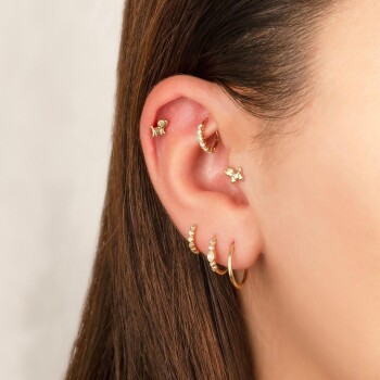 Dog Tragus Piercing - Dianora (1)