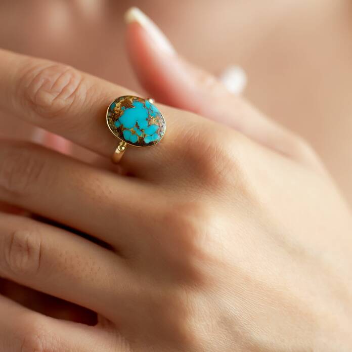 Doğal Firuze Yüzük - 1
