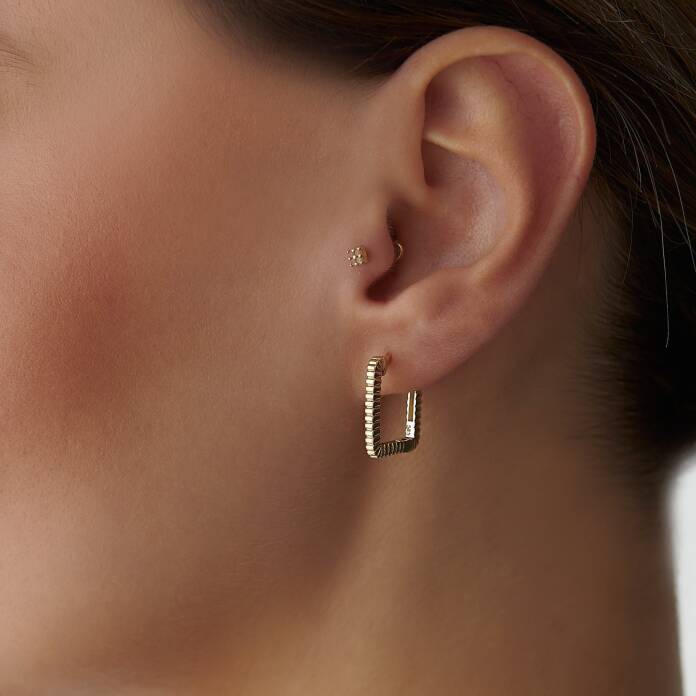 Dokulu Ataç Küpe - 1