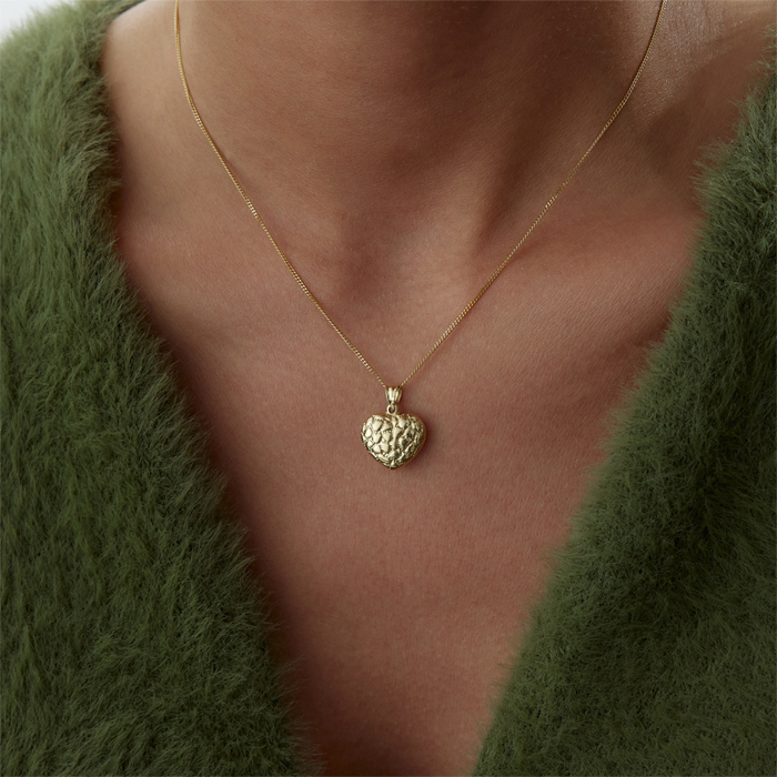 Dokulu Kalp Kolye - Koçak