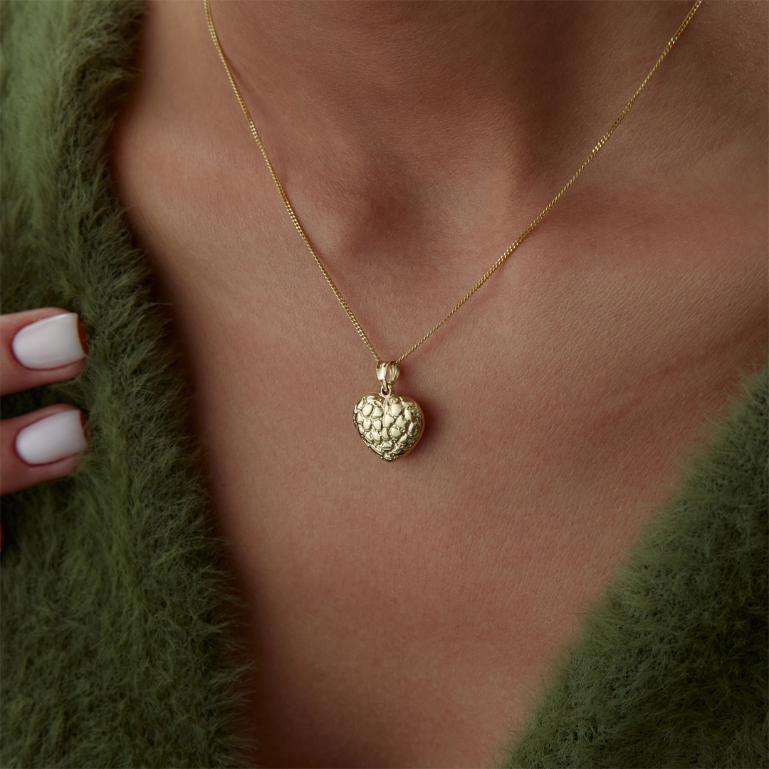 Dokulu Kalp Kolye - Koçak (1)