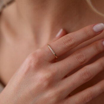 Dokuz Sırataşlı Yüzük - Ador